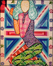 In appreciation: Mixed media on canvas